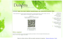 Desktop Screenshot of demetralab.it